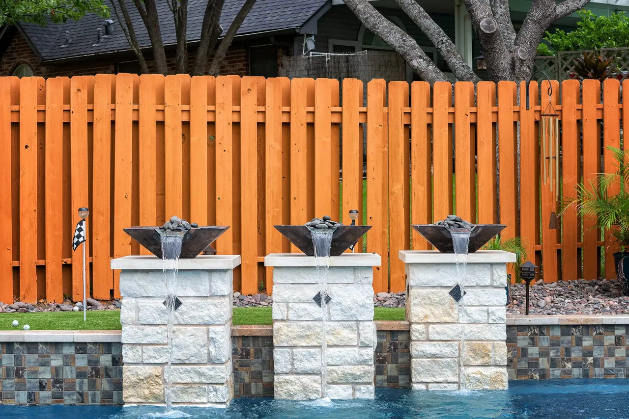 Travertine Lap — Lap pool & spa in Bee Cave, TX by GB IV Designs (photo 1)